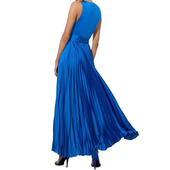 Alice and Olivia Chara Sleeveless Pleated Maxi Dress - Picture 4 of 5